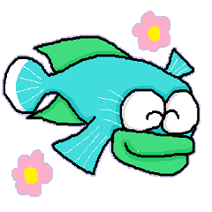 [LINEスタンプ] 熱帯魚のドンちゃん 