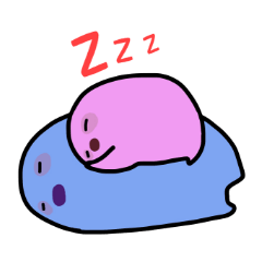 [LINEスタンプ] なまけもの女子 