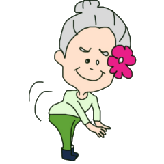 [LINEスタンプ] きーばーちゃん 