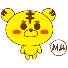 [LINEスタンプ] mu tiger 