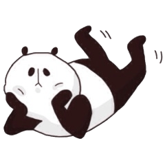 [LINEスタンプ] きままなパンダ 