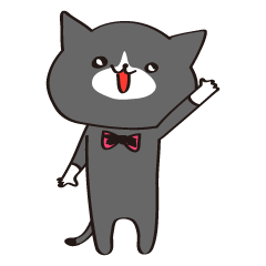 [LINEスタンプ] 白手袋にゃんこ 