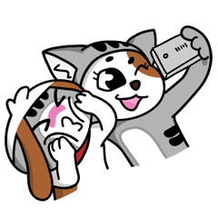 [LINEスタンプ] Indi and Opi 