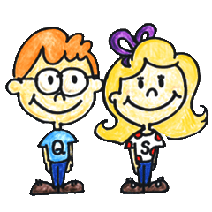 [LINEスタンプ] 美容師QTくんとSUEちゃん 