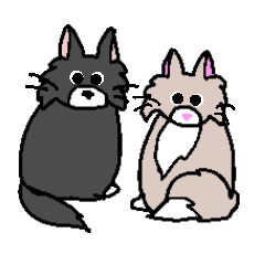 [LINEスタンプ] ノルくんとメインくん 