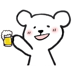 [LINEスタンプ] 癒しろくまさん 