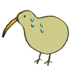[LINEスタンプ] キウィバード 