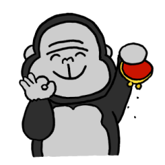 [LINEスタンプ] ゴリラのウホウホスタンプ 