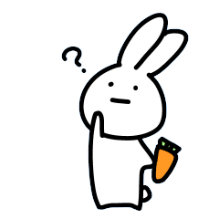 [LINEスタンプ] なまけうさぎ 