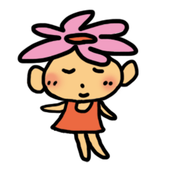 [LINEスタンプ] 花のこども 