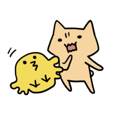 [LINEスタンプ] A little funny animals. 