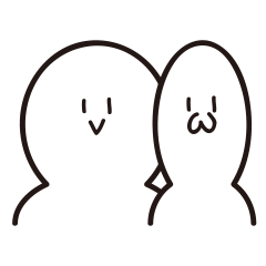 [LINEスタンプ] ほぼ無表情 