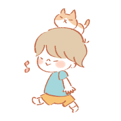 [LINEスタンプ] ぼくちゃんとミーコのまいにち fetchpriority=high
