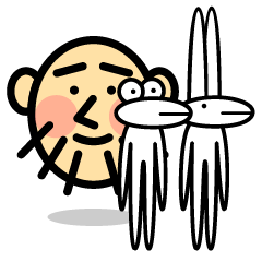 [LINEスタンプ] ケロケさんとヒゲセレブ 02 