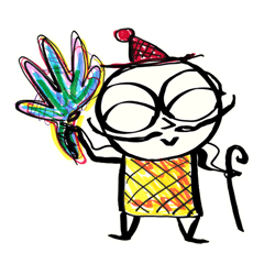 [LINEスタンプ] またいちくん 