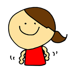[LINEスタンプ] 表情くるくる女の子 