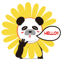 [LINEスタンプ] PANDA DOG 