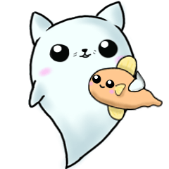 [LINEスタンプ] The ghost buddies: Crawly ＆ Bubble 