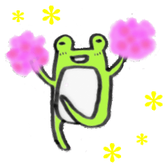 [LINEスタンプ] かえる君 