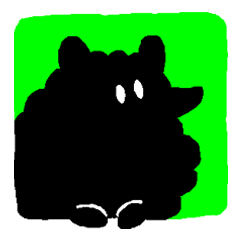 [LINEスタンプ] 黒ポメラニアンのメラニン 