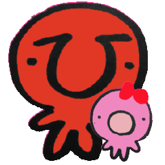 [LINEスタンプ] タコ兄弟のオクとパス 