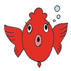 [LINEスタンプ] 金魚ちゃん 