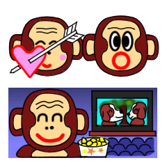 [LINEスタンプ] JIN-JIN のおサル生活 