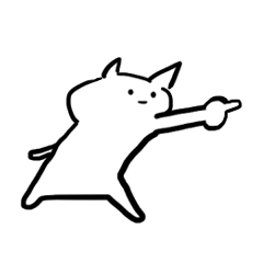 [LINEスタンプ] やたらカッコイイ猫（中二病発症） 