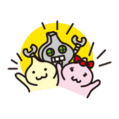 [LINEスタンプ] ムッキーとハッピーな友達 
