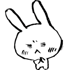 [LINEスタンプ] ビミョうさぎ 