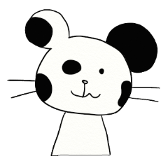 [LINEスタンプ] パンダねずみのパンチュー 