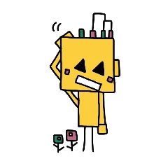 [LINEスタンプ] しかくいロボットたちの毎日 fetchpriority=high