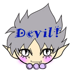 [LINEスタンプ] 可愛い子供の悪魔 fetchpriority=high