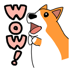 [LINEスタンプ] コーギースタンプ(part3) 