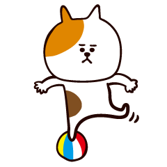[LINEスタンプ] まゆにゃーくん 