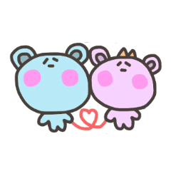 [LINEスタンプ] あいちゃくわいちゃうくまシリーズ3 