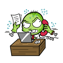 [LINEスタンプ] Working Dead 