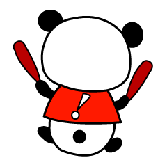 [LINEスタンプ] 広島出身のぱんだじゃけ 