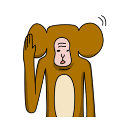 [LINEスタンプ] ゆるゆるでオサル 