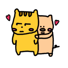 [LINEスタンプ] りっくん＆ぶーちゃん2 