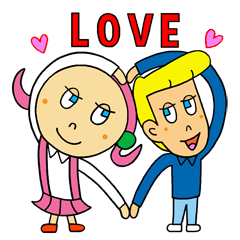[LINEスタンプ] キティとジャックの英語スタンプ 3 