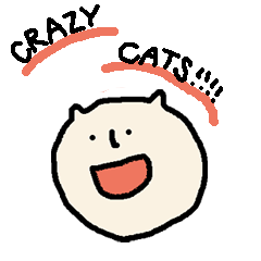 [LINEスタンプ] へんてこ落書きねこ 