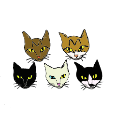 [LINEスタンプ] うちのネコたち fetchpriority=high