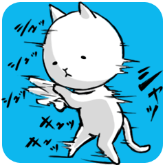 [LINEスタンプ] シロネコさん（日常） 