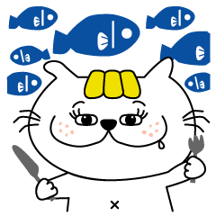 [LINEスタンプ] なにわともあれ猫です 