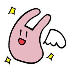 [LINEスタンプ] はねウサギの“うさもっち” 