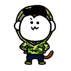 [LINEスタンプ] スト系さる君 fetchpriority=high