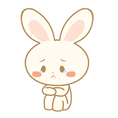 [LINEスタンプ] かまってリプ待ちうさぎ リプうさ 
