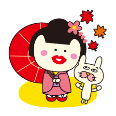 [LINEスタンプ] まいこにゃん 