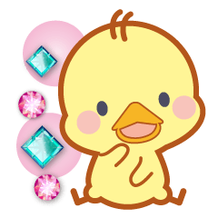 [LINEスタンプ] ジュエリーひよこちゃん 